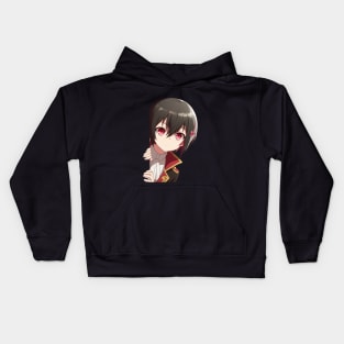 Anime Peeker - Red Eyes Kids Hoodie